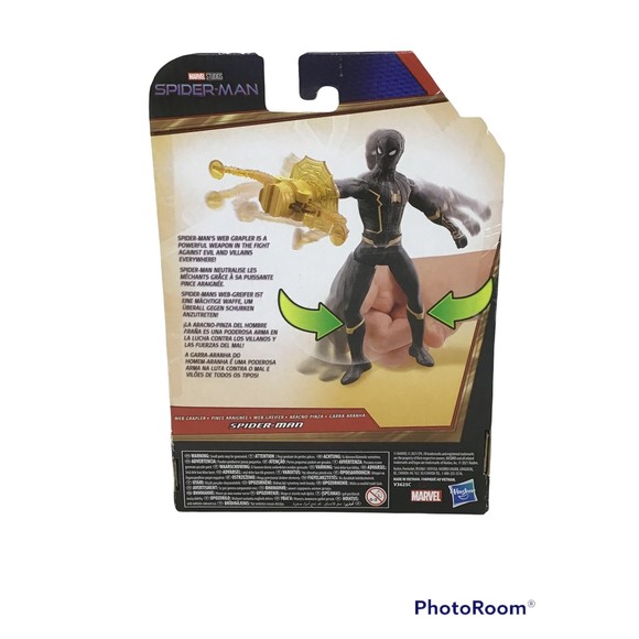Spider-Man Marvel Web Grapler Action Figurine Toy Movable NEW Package - Picture 3 of 4